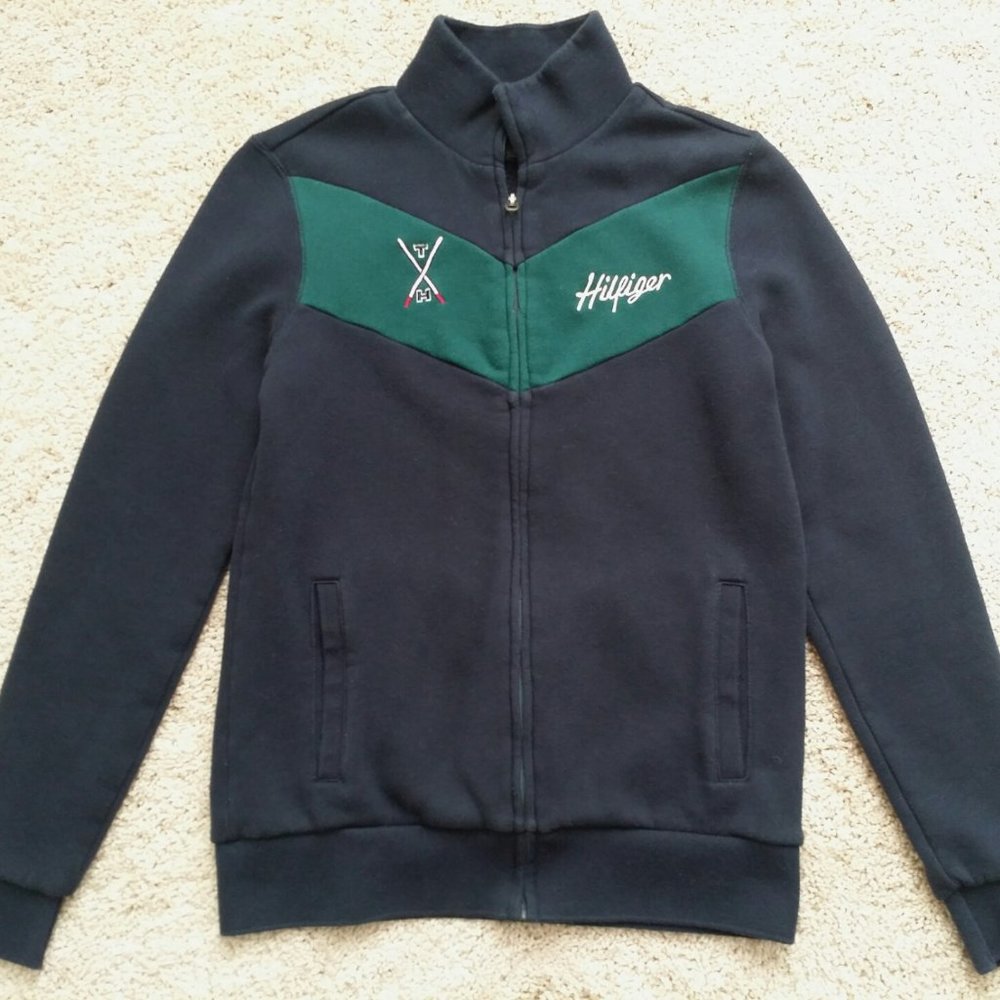 Tommy Hilfiger Womens Zip Up Fleece Jacket XS